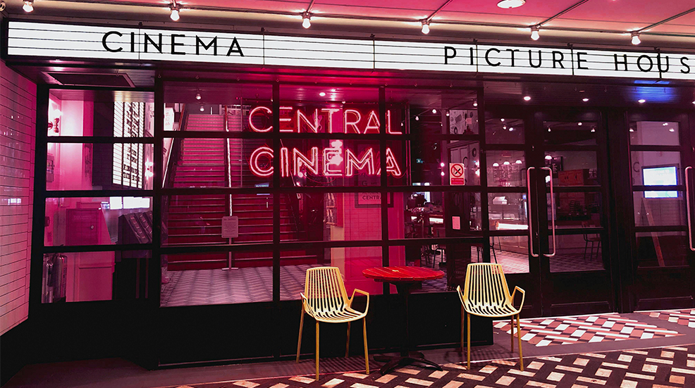 Outside London's Picturehouse Central Cinema 